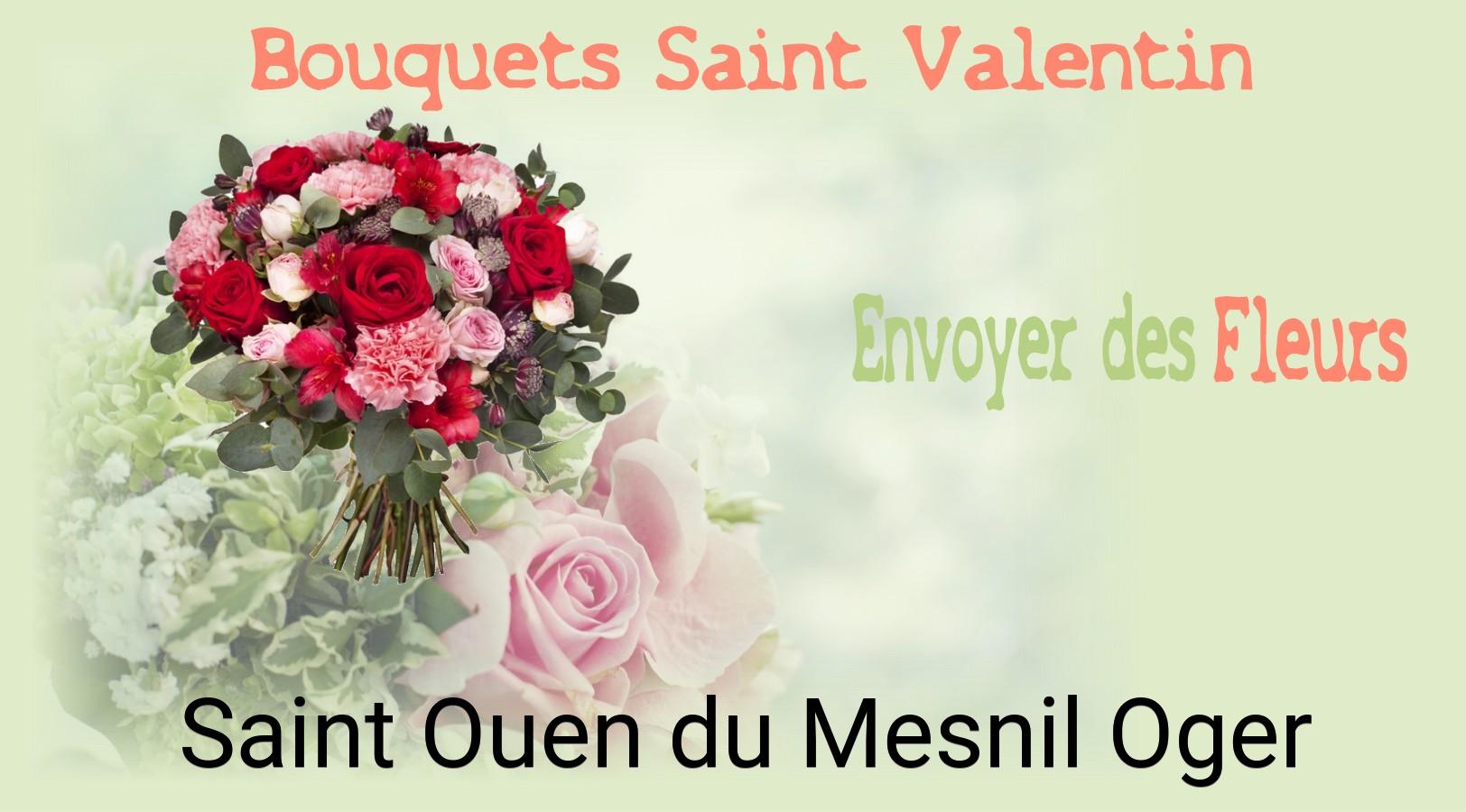 Roses de Saint-Valentin livrées à Saint-Ouen-du-Mesnil-Oger